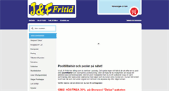 Desktop Screenshot of poolshop.jf-fritid.se